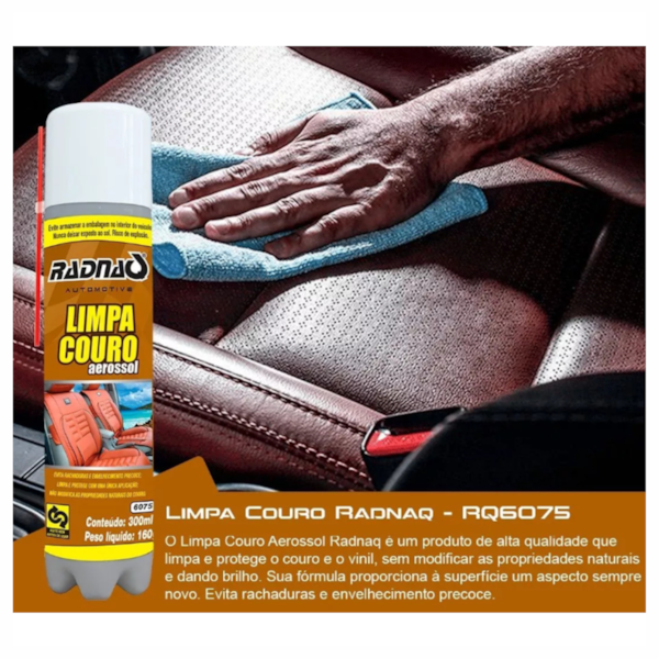 LIMPA COURO SPRAY - RADNAQ 300ML RADNAQ6075 - eaf1a989-dabe-4b43-bcbb-727fb4ad8f76