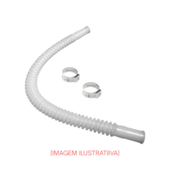 Mangueira Corrugada 25CM 9,0MM com Braçadeiras AMC0006