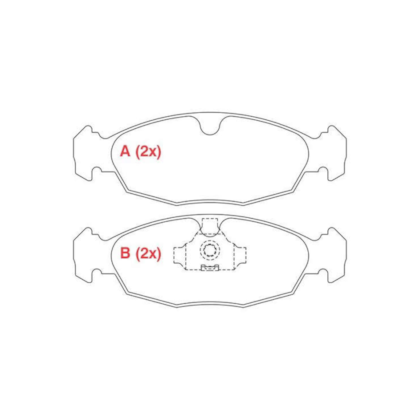 Pastilha Agile LTZ Flex 1.4 2009/2009 WPW42