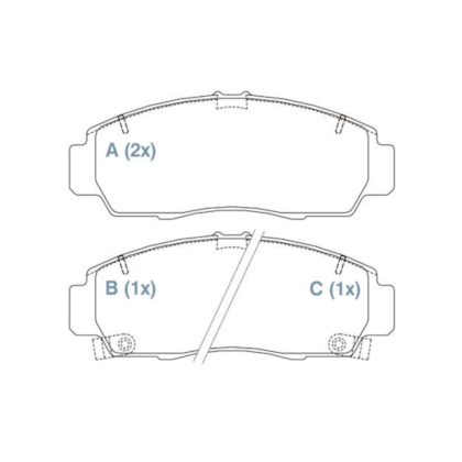 Pastilha De Freio Accord 2003/2009 HQJ-2282A