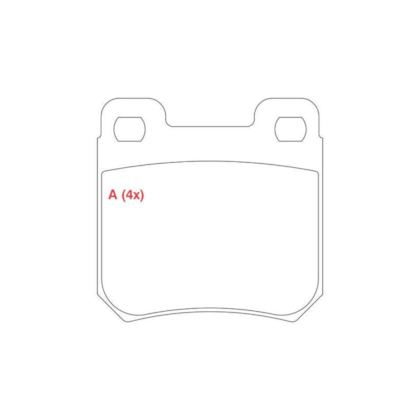 Pastilha De Freio Catera Astra Meriva WPW38