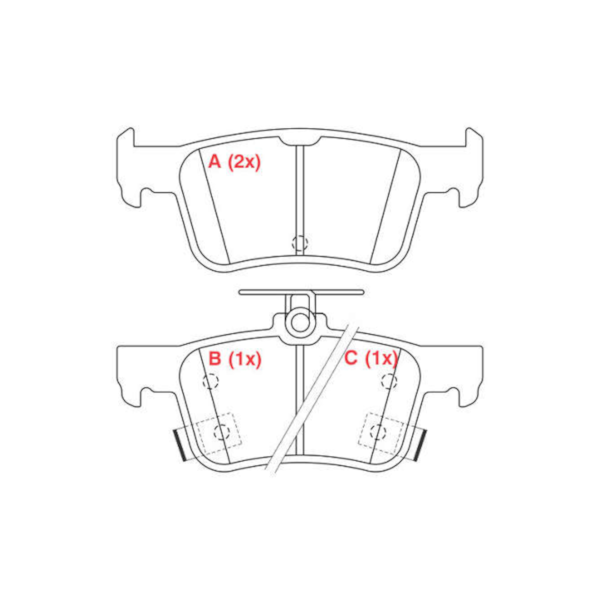 Pastilha De Freio Civic 16v 2.0 Traseiro 2017/.. WPW267 - 60852458-5caf-4a72-acb2-34ac0c77a19a