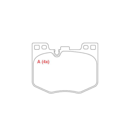 Pastilha De Freio Dianteira Bmw Série 3 WPW1022