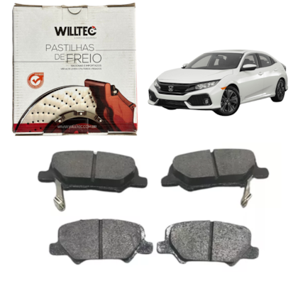 Pastilha De Freio Dianteiro Civic Tourin 1.5 16v 2017/.. WPW266