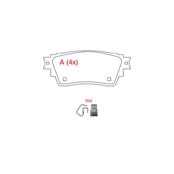 Pastilha De Freio Eclipse Cross HPE-S 1.5 16V 2019/.. WPW994 - 1aec60d3-3038-430e-b589-c2dc781afe7f