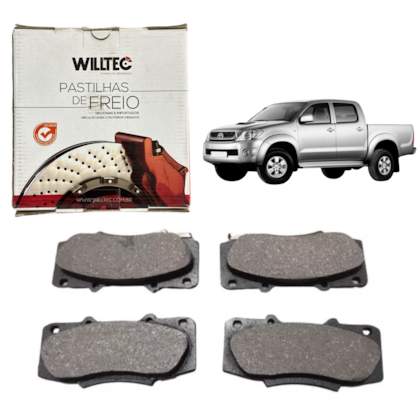 Pastilha De Freio Toyota Hilux 2.5 2008/.. WPW758
