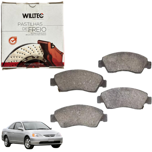 Pastilha De Freio Traseira Honda Fit 1.4 2003/2009 WPW632 - 4ea3e73b-2e1e-4805-b5ca-46c3f700e52c