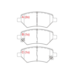 Pastilha Dianteira Tiggo 2.0 16V 2010/.. WPW889