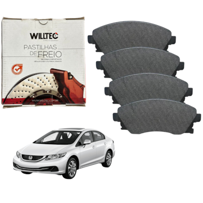 Pastilha Freio Accord 3.5 24V 2008/... WPW641