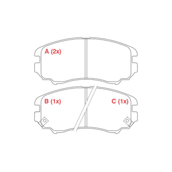 Pastilha Freio Azera 3.0 V6 24V 2012/..  HQ2216 - 3c12fead-6772-450c-897c-1f02fcf62c13