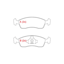 Pastilha Freio C3 1.5 8v 208 1.5 16v WPW761