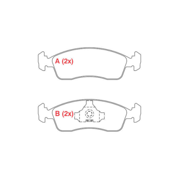 Pastilha Freio C3 1.5 8v 208 1.5 16v WPW761 - 513e9667-273b-4f8e-a993-9e4102d04b73