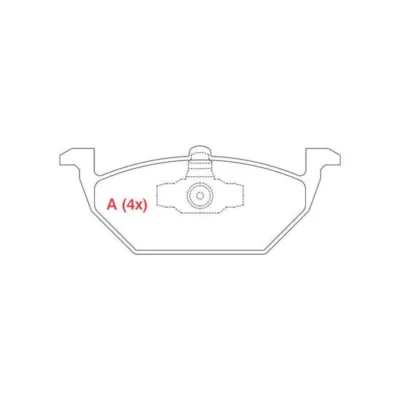 Pastilha Freio Dianteira Pajero Sport WPW387