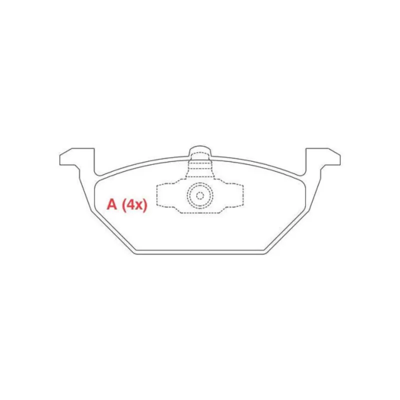 Pastilha Freio Dianteira Pajero Sport WPW387