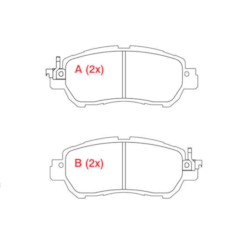 Pastilha Freio Diant Kicks 1.6 16v Versa 1.0 12v WPW968