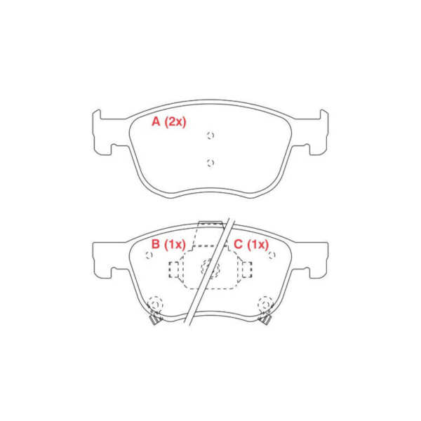 Pastilha Freio Dianteira Civic HR-V 2020/.. WPW1054 - cbdaafac-c189-4576-8cdb-48cd693ed7b3