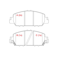 Pastilha Freio Dianteira Honda Hrv 1.8 16v 2015/2020 WPW237