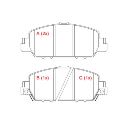 Pastilha Freio Dianteira Honda Hrv 1.8 16v 2015/2020 WPW237
