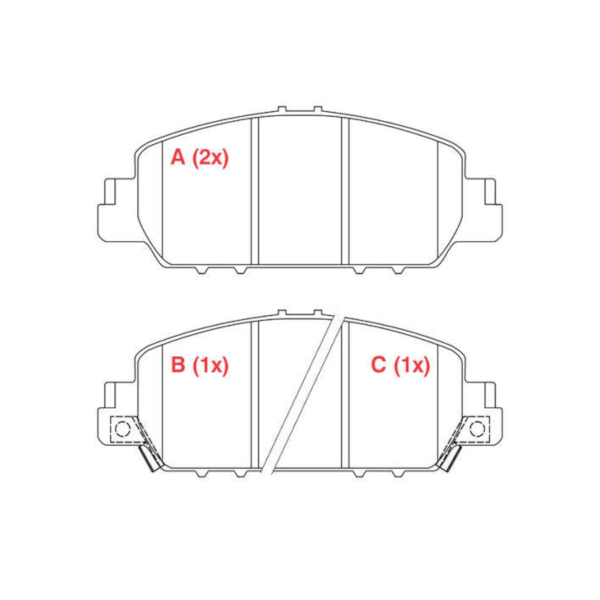 Pastilha Freio Dianteira Honda Hrv 1.8 16v 2015/2020 WPW237 - ea3974e7-6863-4057-8882-639af5c05634