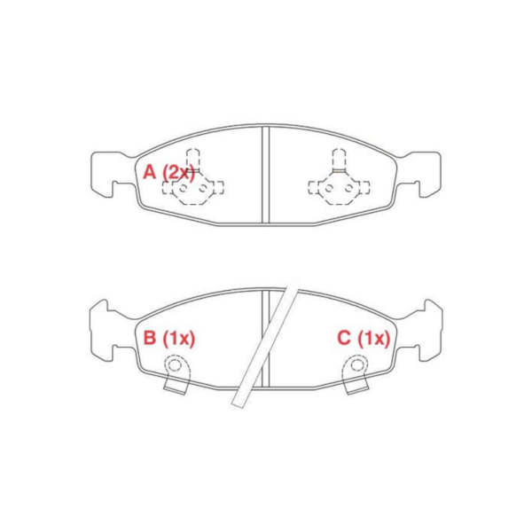 Pastilha Freio Dianteira  Jeep Grand Cherokee 4.7 WPW419 - 1a09ce70-e241-4e02-9547-5895885acea7