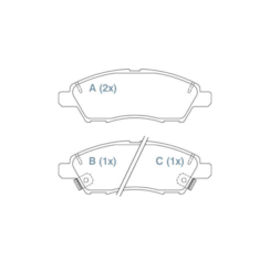 Pastilha Freio Dianteira March 1.0 12v 2012/.. HQ2291A