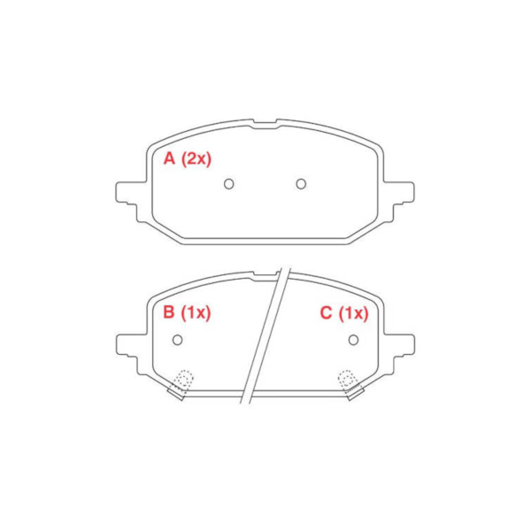 Pastilha Freio Dianteira Onix 1.0 2020/... WPW1044 - b4755c06-c16b-4fcd-9eb5-7eaac42f8aac