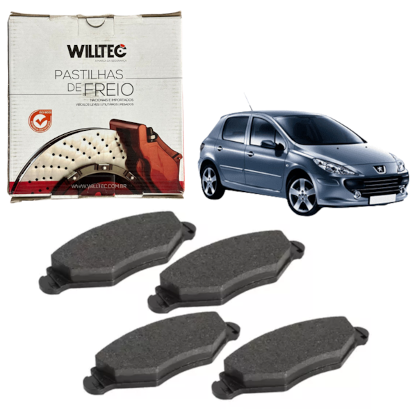Pastilha Freio Dianteira Peugeot 206 1.0 WPW412C - 41384f58-1e35-4af9-b694-5b0ba6914e0f