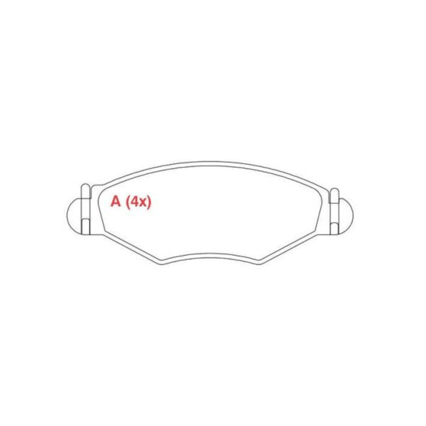 Pastilha Freio Dianteira Peugeot 206 1.0 WPW412C - 6d78c787-caea-44d2-b4c6-a04ba65793d2