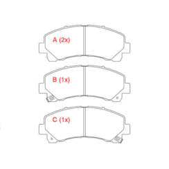 Pastilha Freio Dianteiro Trailblazer 2.8/3.6 2013/2016 WPW963