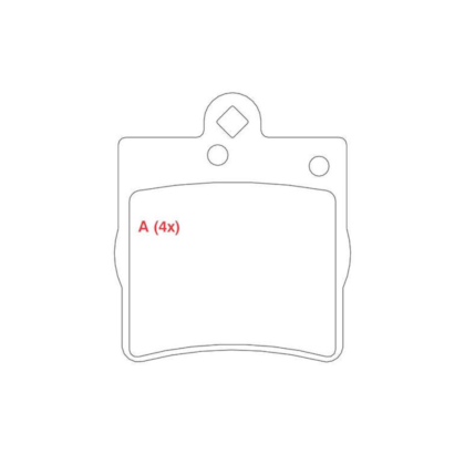 Pastilha Freio E200 2.0 16V 1996/2002 WPW683