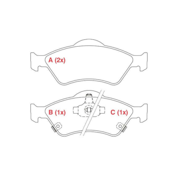 Pastilha Freio Fit 1.4 2004/2009 HQ2161 - 58502e1b-e40e-4695-af6c-9bb6b10b95e8