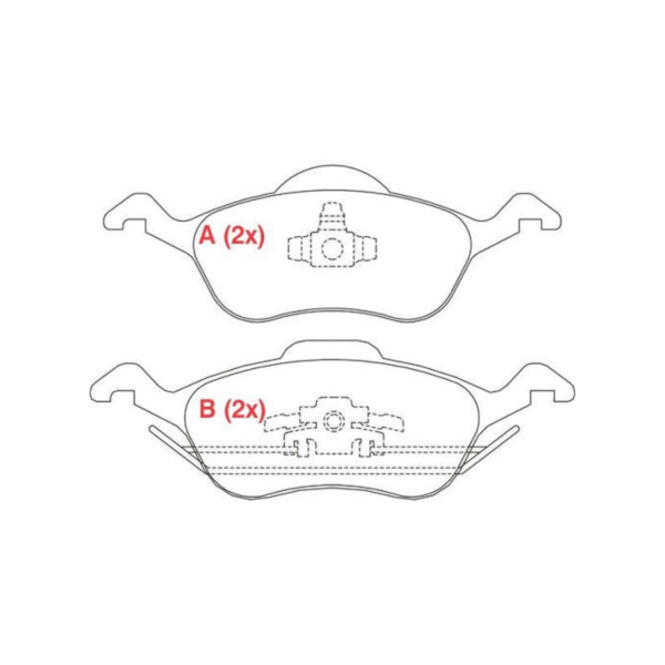 Pastilha Freio Focus Sedan 1.8 GLX 1999/2003 WPW442 - c63275ab-31d4-49ef-9c3d-b0893a183ce9