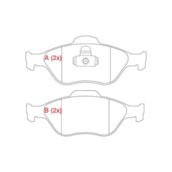 Pastilha Freio Ford Ecosport 1.4 Diesel 2003/2009 WPW443