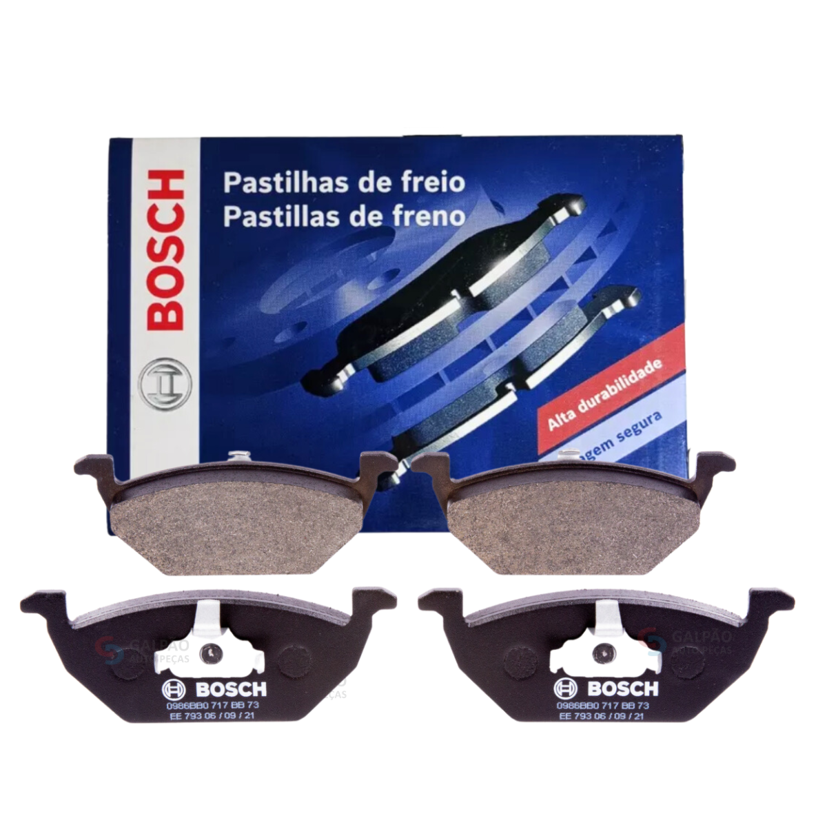 Pastilha Freio Fox Polo 1.0 2002/2021 | Galpão Auto Peças