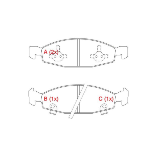 Pastilha Freio Grand Cherokee 4.7 1999/2002 WFP419 - f7a633bc-bfad-44af-abcd-cbfaaa585732