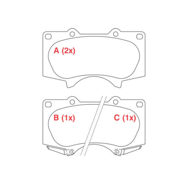 Pastilha Freio Hilux SW4 GR-S 2.8 2022/.. HQ2227 - 0775be4d-ce09-4051-9967-2c6ef060e93f