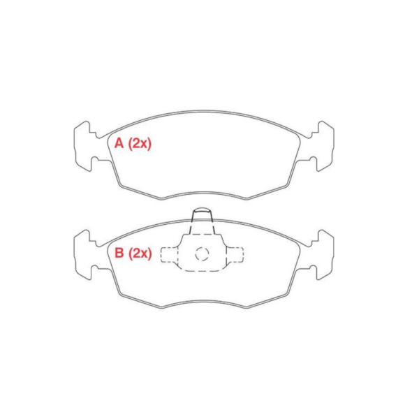 Pastilha Freio Idea 1.4 8V 2005/2009 HQ2062 - 38935797-5e55-41b2-8269-45aea93ca97a