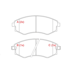 Pastilha Freio J5 J6 1.5 2.0 2011/.. WPW610