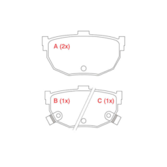 Pastilha Freio J6 2.0 16V 2011/.. WPW801