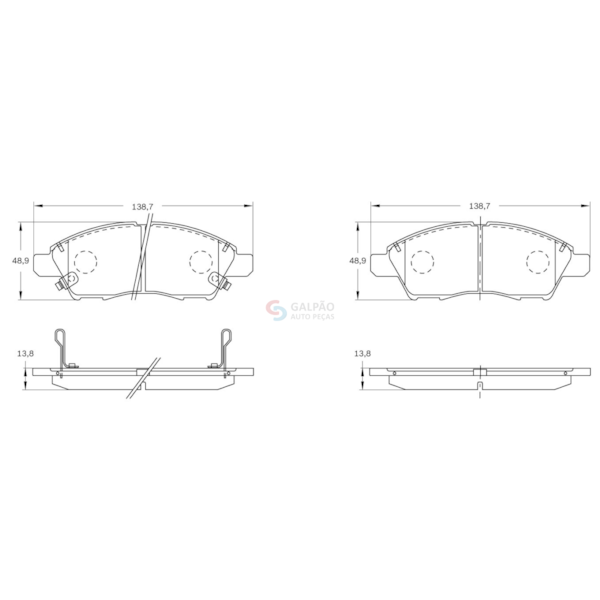 Pastilha Freio March Versa 1.0/1.6 12/19 0986BB0980 Bosch - 6b2cf884-7a9c-4112-9eeb-078ebe56e723