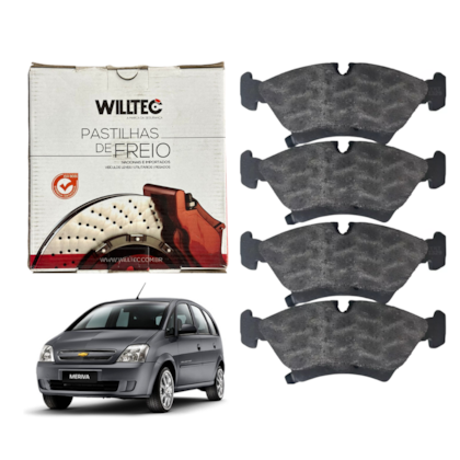 Pastilha Freio Meriva Zafira 2.0 8v 2002/2010 WPW114