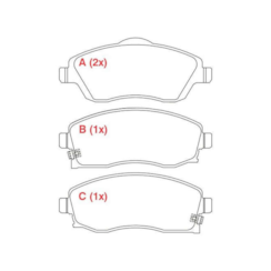 Pastilha Freio Montana 1.4 8V Sport 2010/2010 WPW46