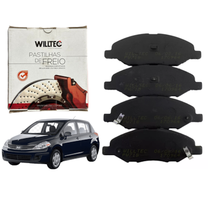 Pastilha Freio Nissan Tiida 2007 WPW718