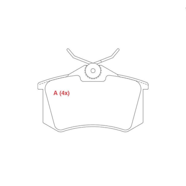 Pastilha Freio Nivus Highline 1.0 200 TSi 2020/.. HQ2085 - 47e868c3-feae-473b-9297-3abcb4229012