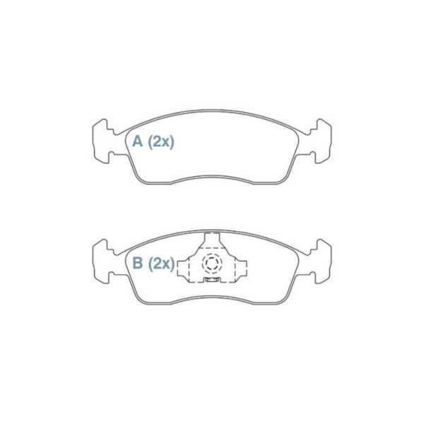 Pastilha Freio Novo C3 1.5 8V 2013/.. HQ2279 - 4dcf8b8d-1888-44a5-9f5c-f8959552eb1d