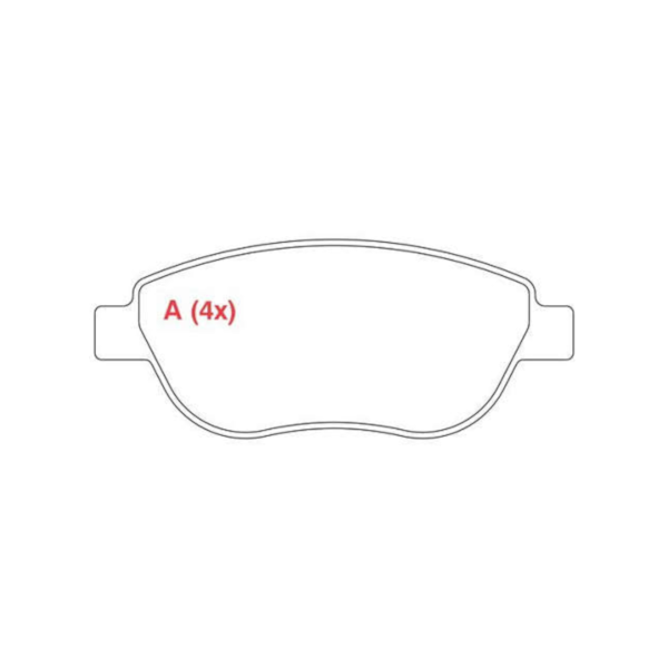 Pastilha Freio Peugeot 207 307 WPW544 - 9ea88691-2636-4fc9-9430-b4ad9fce0b32