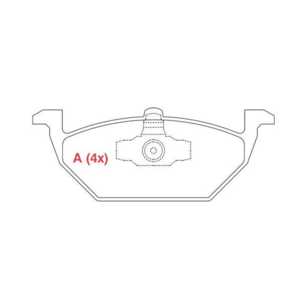 Pastilha Freio Polo 1.0 16V 2002/.. WPW73 - c3af50ef-2764-407a-b7e9-0ad720c3002f