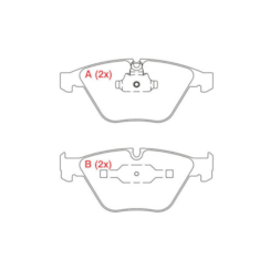 Pastilha Freio Série 3 (E90) 330i 2005/2006 WPW630
