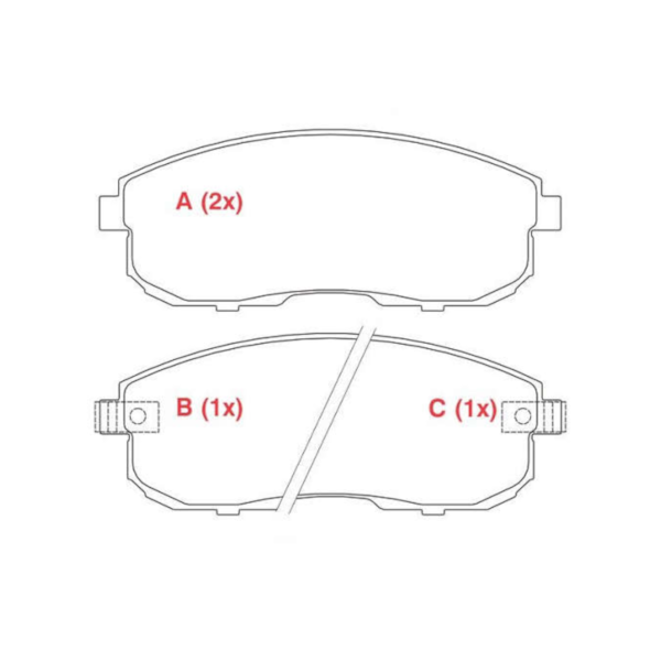 Pastilha Freio Suzuki Sx4 2.0 WPW709 - 723b6241-de01-4985-816c-f8b5b254a094