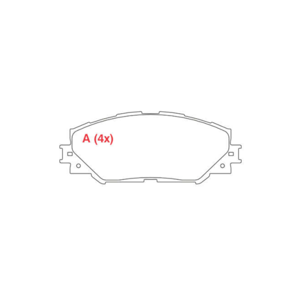 Pastilha Freio Toyota Rav 4 2.0 2006/2013 WPW711 - 8c37168c-887d-4125-8466-461d10ebb12a